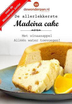 Bakmix voor de Wonderpan Junior - Madeiracake - 625 gram